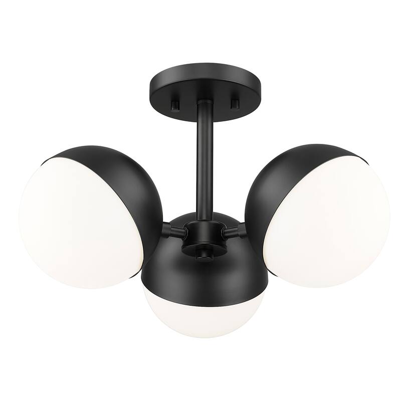 Z-Lite 7517-3SF Realm Sphere 3 Light 18" Wide Semi-flush Ceiling