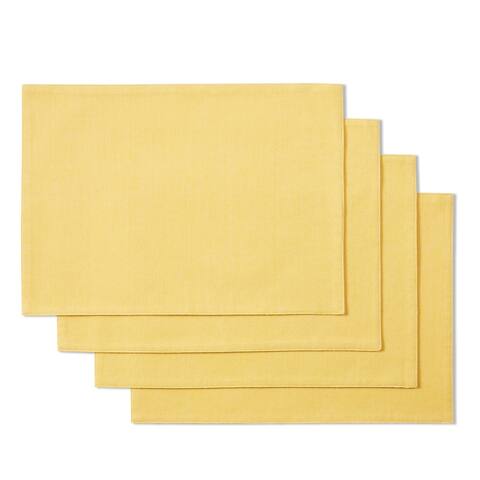 Fiesta Margarita Reversible Fabric Placemat, 4-Pack Set, 13"x18"
