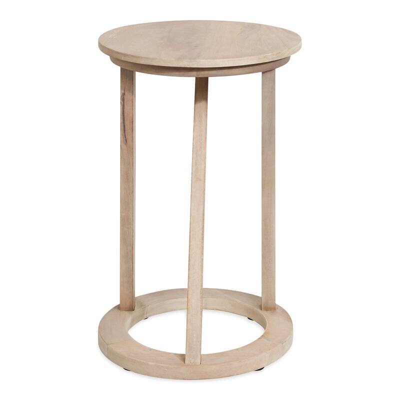 Kate and Laurel Aja Modern Wood Accent Table