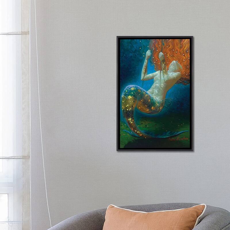 iCanvas "Swing" by Victor Nizovtsev Framed