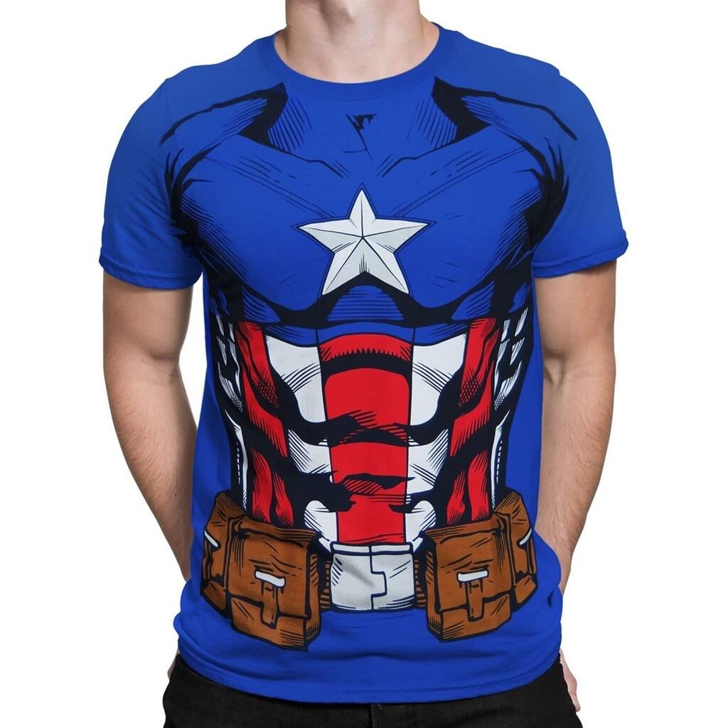 Captain America SuitUp Mens Costume TShirt