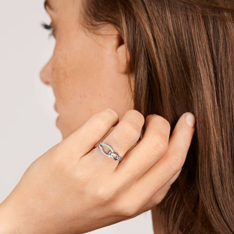 1/10ct TDW Diamond Fashion Ring in 10K Gold for Women