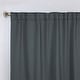 preview thumbnail 85 of 198, Superior Solid Machine Washable Room Darkening Curtains with Back Tabs, Set of 2