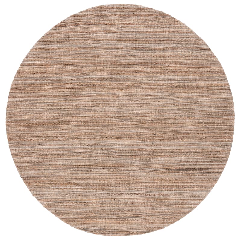 SAFAVIEH Handmade Cape Cod Snezanka Coastal Jute Rug - 6' Round - Natural