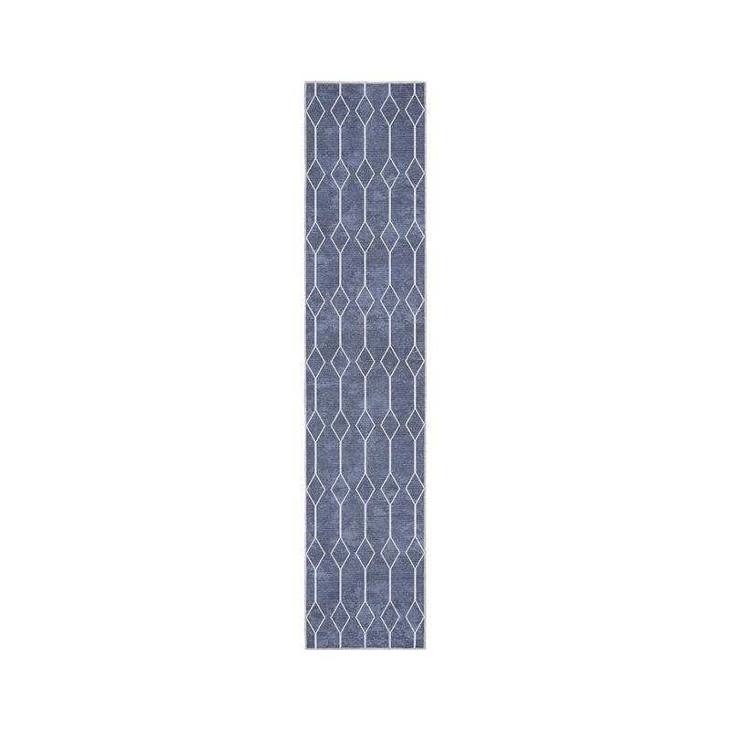 Peto Power Loomed Geometric Modern Area Rug By HomeRoots - 120' X '26' X '0.28