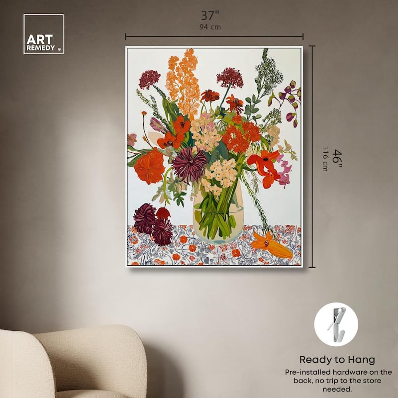 Abundant Blossom Canvas by Art Remedy