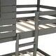 preview thumbnail 31 of 29, Bunk bed wooden loft bed with roof, window, railing, ladder