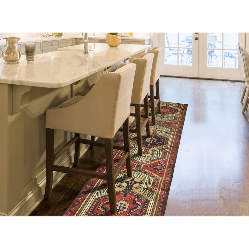 Fine Vintage Distressed Asem Rust/Beige Runner - 2'1" x 9'0"