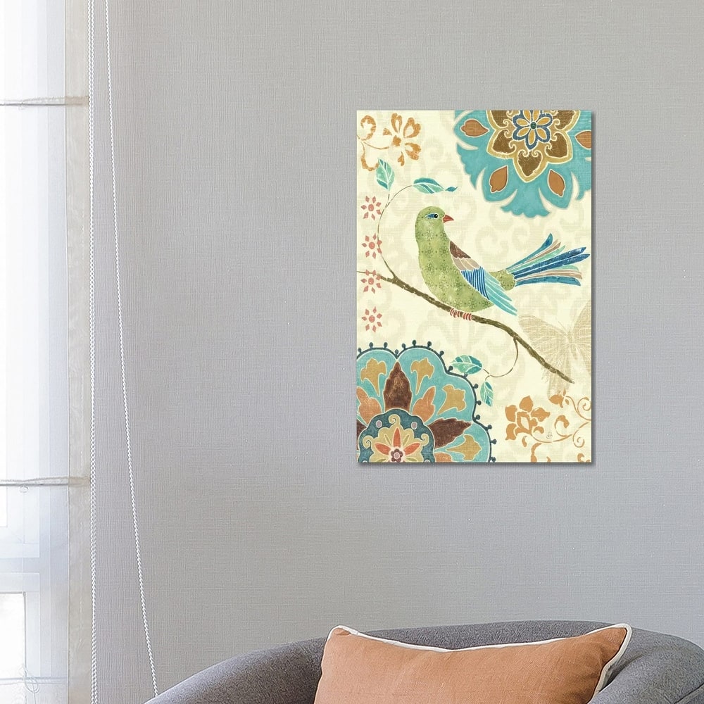 iCanvas "Eastern Tales Birds II" by Daphne Brissonnet Canvas Print