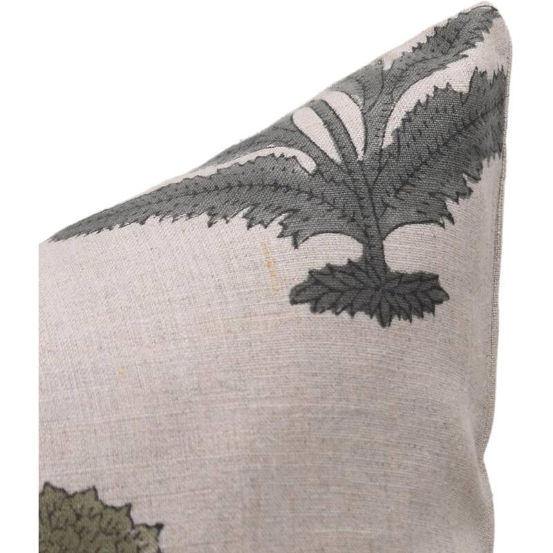 Fabdivine Linen Square Block print pillow Cover