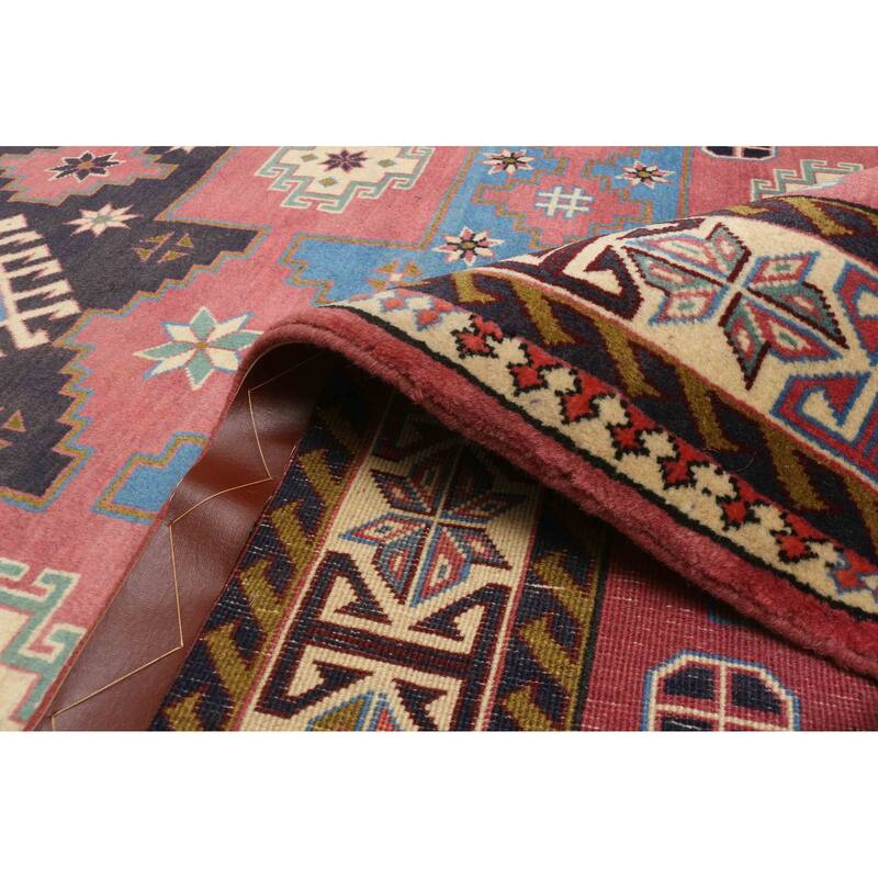 ECARPETGALLERY Hand-knotted Kayseri Vintage Red Wool Rug - 3'6 x 5'3