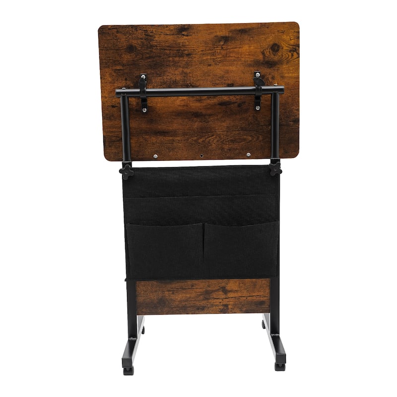 Adjustable Height Standing Desk Rolling Laptop Desk