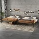 preview thumbnail 3 of 11, Queen Over Queen Bunk Bed, Detachable, 16" Rails