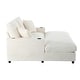 preview thumbnail 69 of 71, GDFStudio - Polyester 50.9" Loveseat Chaise Lounge Chair with Cup Holders