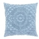 preview thumbnail 17 of 78, Better Trends Rio Collection in Floral Design 100% Cotton Tufted Unique Luxurious Machine Washable Tumble Dry Blue - Euro Sham
