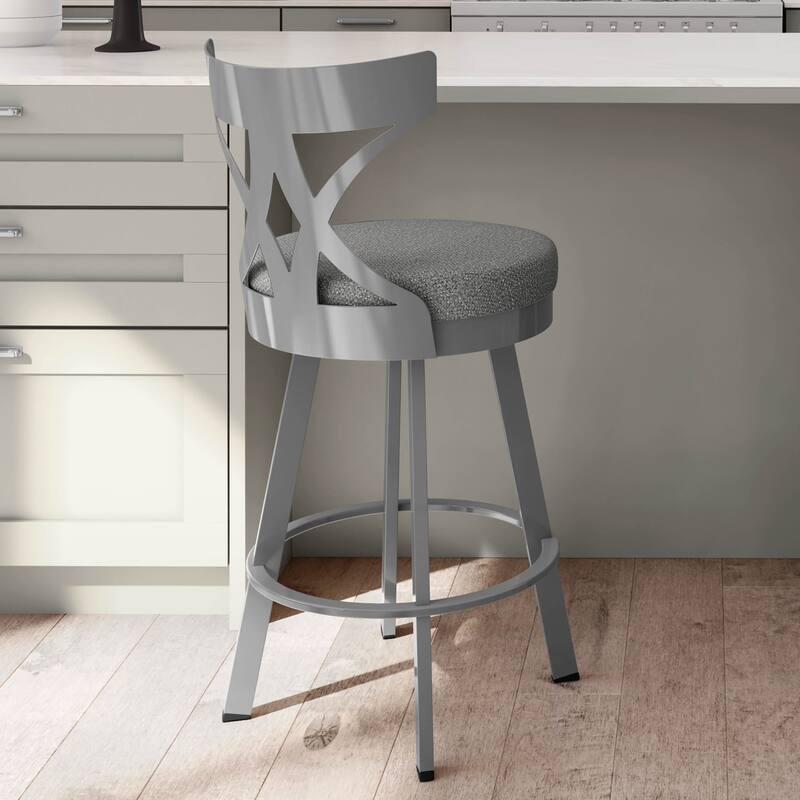 Amisco Washington Swivel Bar Stool