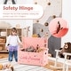 preview thumbnail 8 of 9, Costway Kids Princess Wooden Bench Seat Toy Box Storage Organizer - See Details