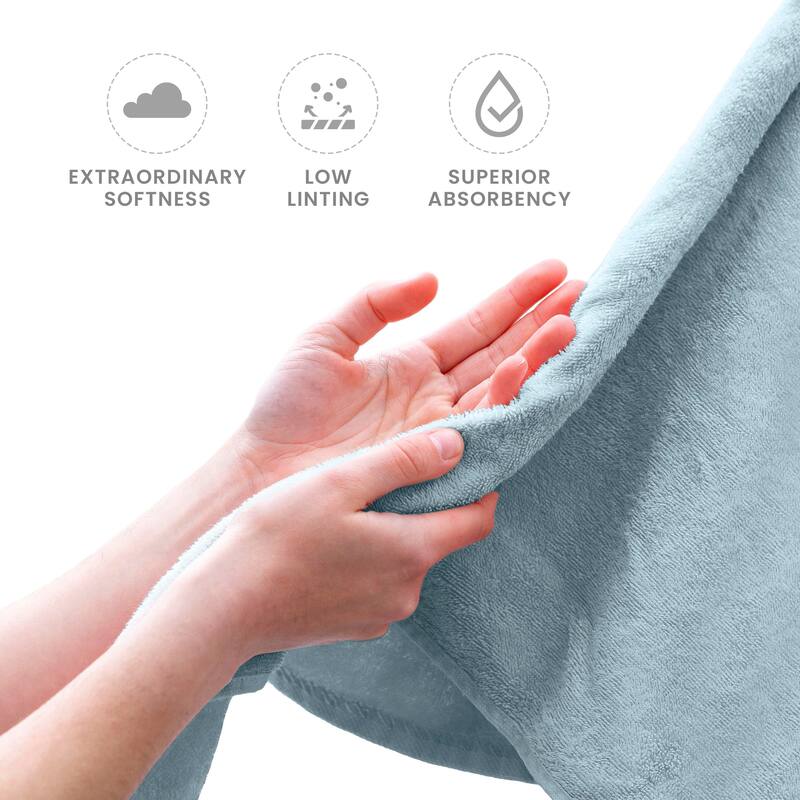 Martex 6 PC 100% Ringspun Cotton Towel Set Highly Absorbent & Soft