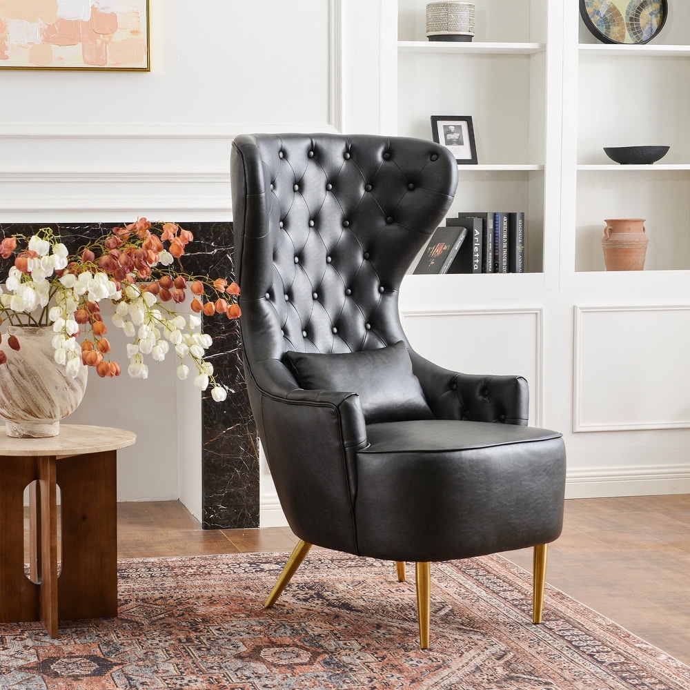 Black Wingback Chairs Accent Chairs - Bed Bath \u0026 Beyond, image size:1000x1000
