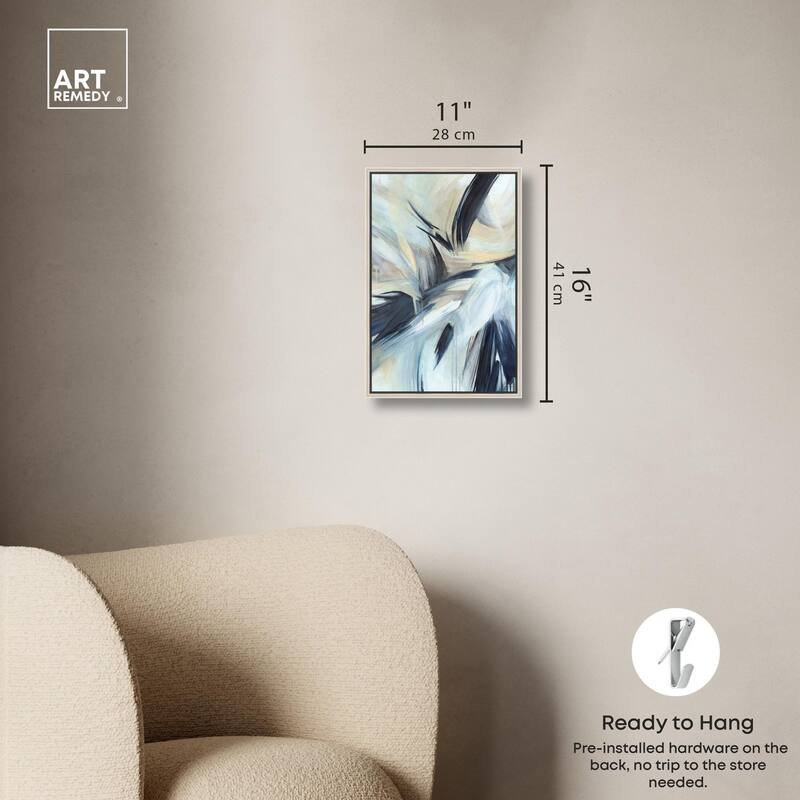 Layered Shadows Canvas by Art Remedy