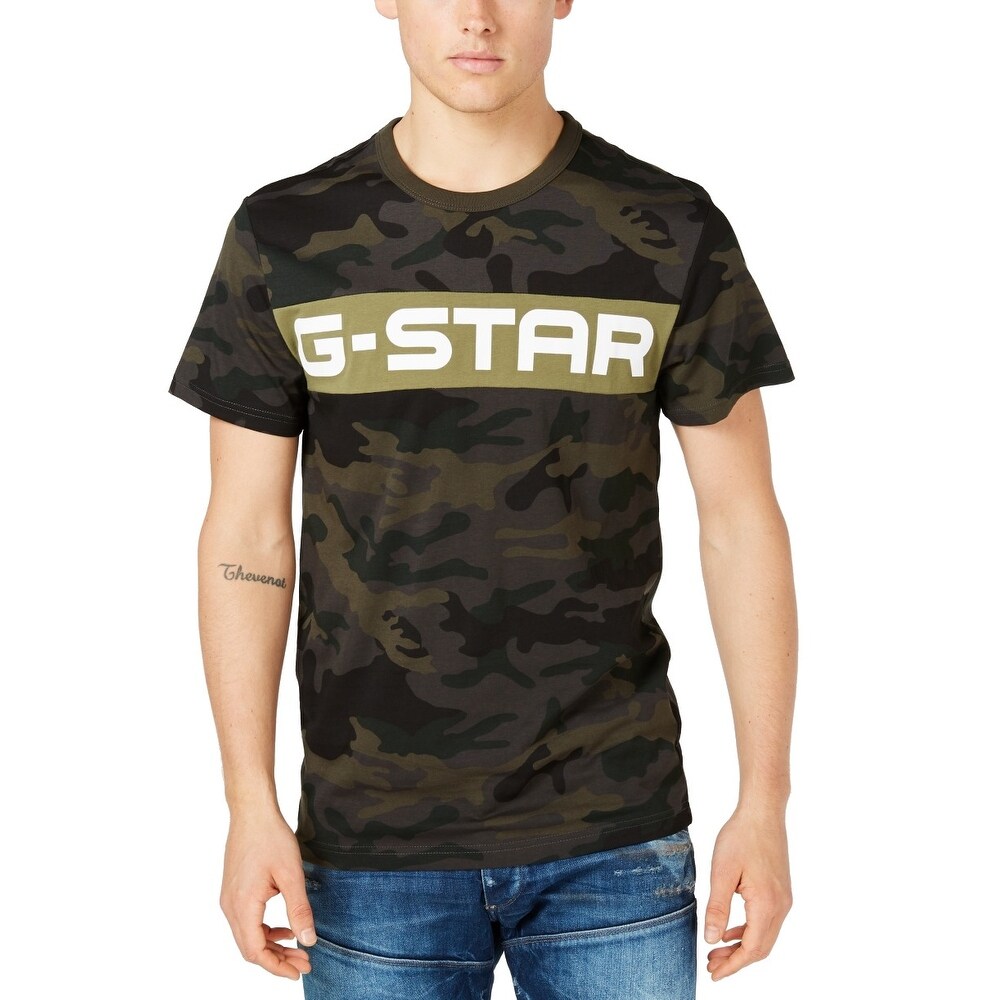 g star green shirt