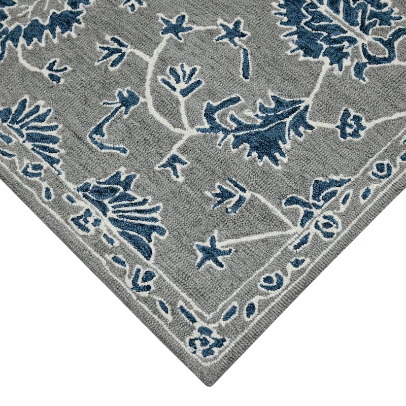 Romesha Hope Hand-Hooked Wool Area Rug