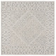 preview thumbnail 134 of 158, SAFAVIEH Handmade Dip Dye Karyn Wool Rug 7' Square - Grey/Ivory