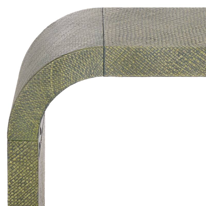 SAFAVIEH Home Bayu Curved Console Table - 12"W x 52"D x 31"H