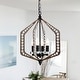 preview thumbnail 1 of 11, Germana 14 Inch Vintage Farmhouse Crystal Lighted Chandelier