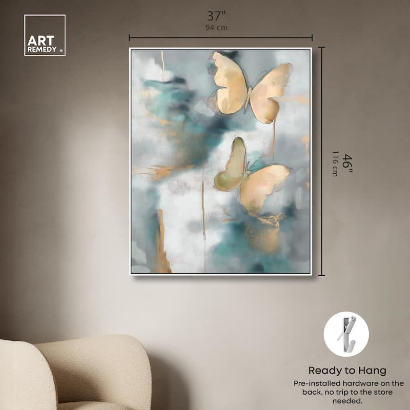 Butterflies Dream I Canvas by Art Remedy