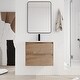 preview thumbnail 2 of 26, BNK 24/30/36 Inch Single Sink Bathroom Vanity with Soft Close Drawers 24"W x 18.2"D x 20.5"H  - Imitative Oak