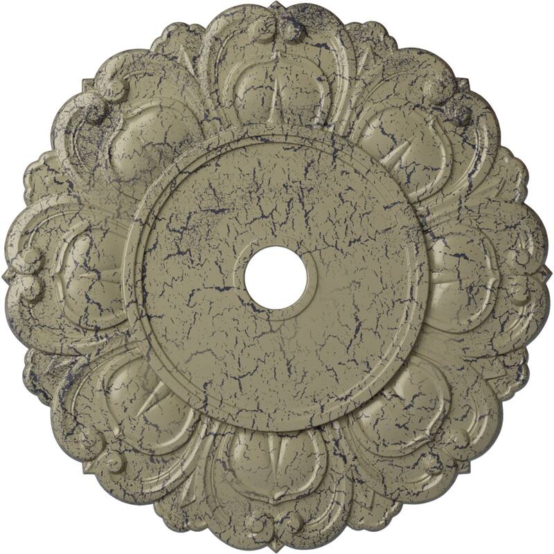 32 1/4"OD x 3 5/8"ID x 1 1/8"P Angel Ceiling Medallion