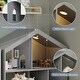 preview thumbnail 3 of 12, Kids Bookshelf,Toy Storage Organizer,Wooden Toddler Bookcase with Motion Sensor Light