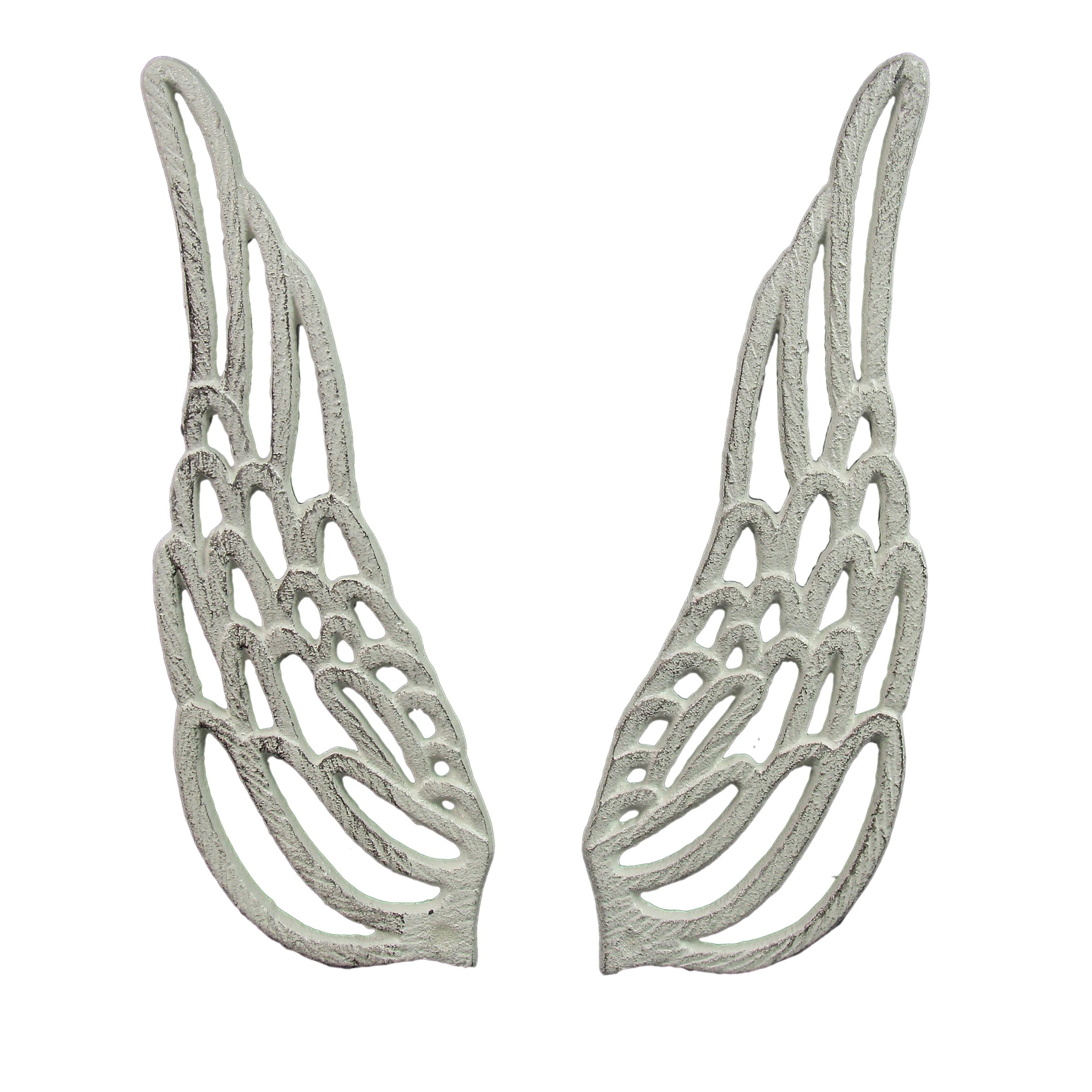 Wing 壁掛け♡ Antique-Cast-Iron-Set-Of-Angel