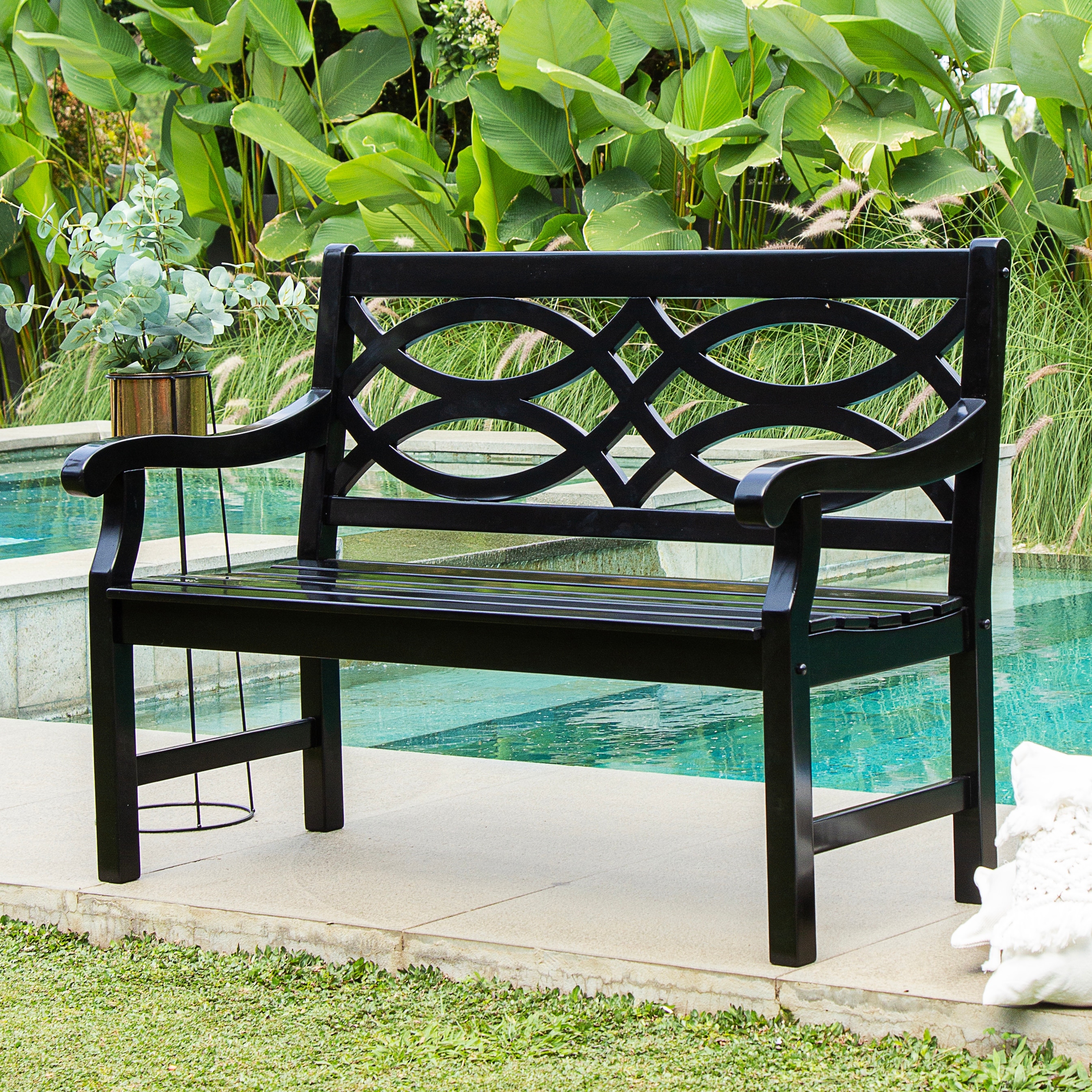 Cambridge Casual Ridgewood 4ft Mahogany Patio Bench