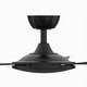 preview thumbnail 6 of 15, Fanimation GlideAire 52 inch Indoor/Outdoor Smart Ceiling Fan with Remote - Black