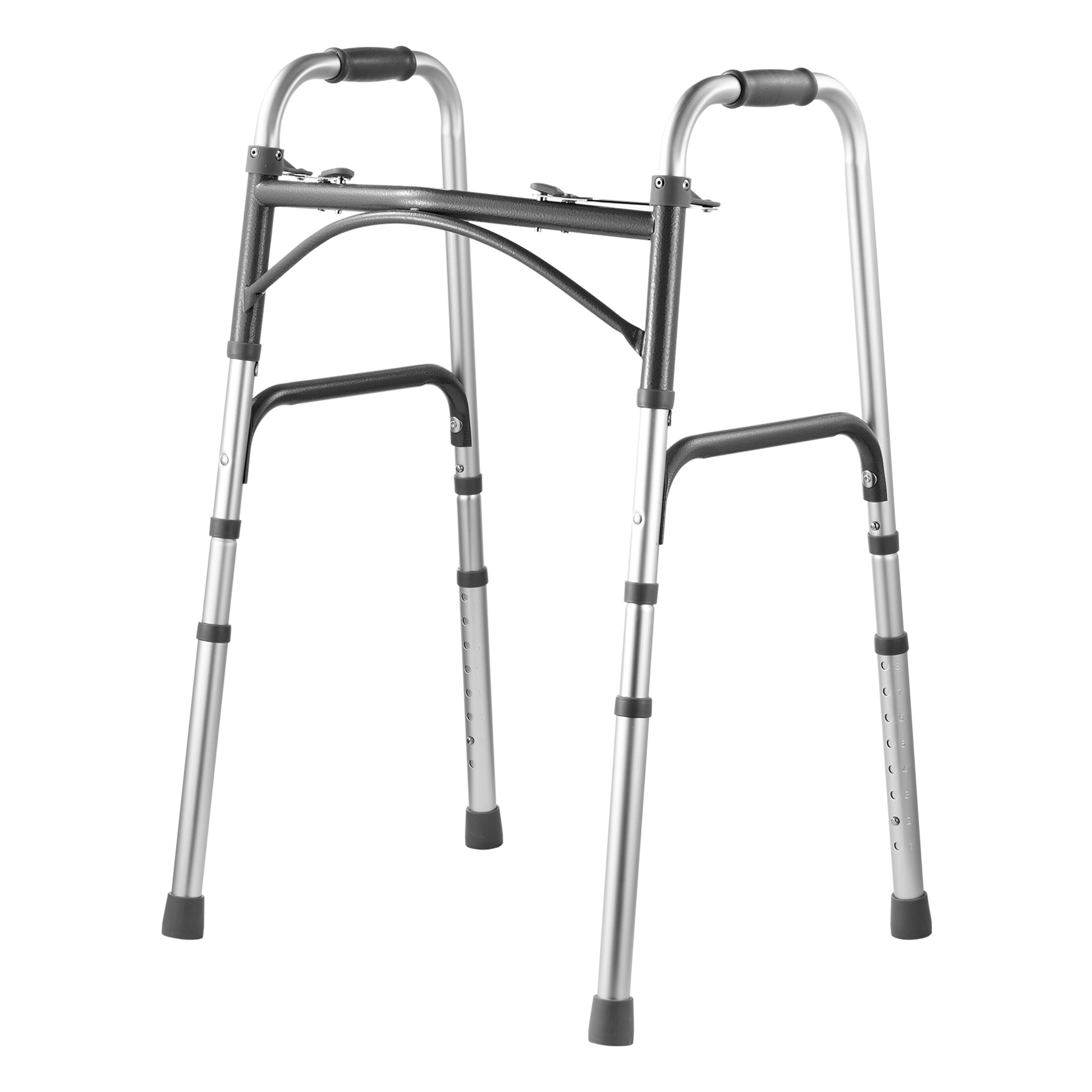 Folding Walker, Lightweight Aluminum Mobility Walker Aid for