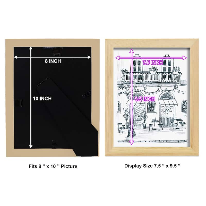 Italian Street Sketch II -Framed Print w/glass-Cherry Red