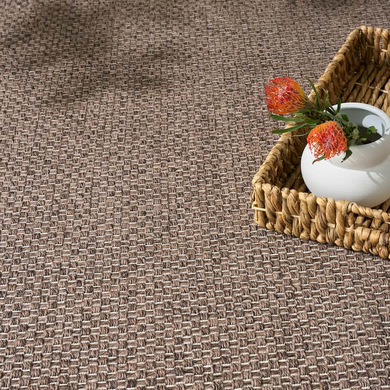 Nourison Tulum Indoor/Outdoor Solid Area Rug