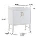 preview thumbnail 33 of 35, Spring Mill Cabinets 30" Darya Bathroom Vanity With 2-Doors, 1 Drawer, and White Sink Top