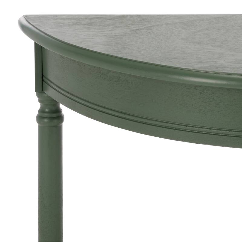 SAFAVIEH Veva Half Moon Console Table - 28" W x 11.8" L x 28" H - 28"W x 12"D x 28"H