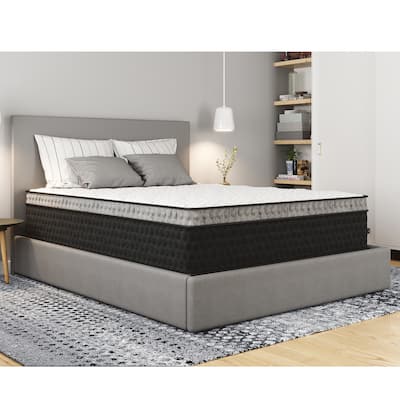 8-Inch Dual Layer Memory Foam Mattress with Bamboo Infused Cover