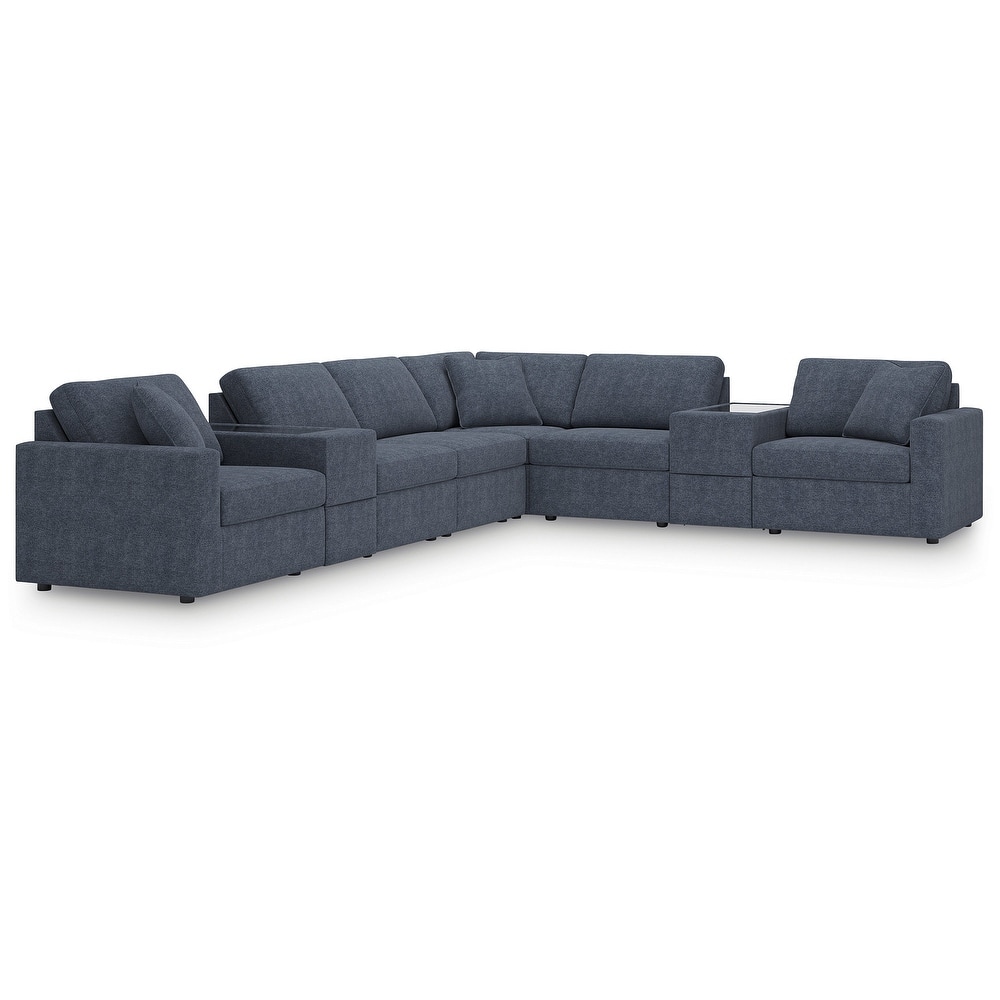 Signature Design by Ashley Modmax 8-Piece Sectional with Storage Consoles - 156" W x 124" D x 36" H