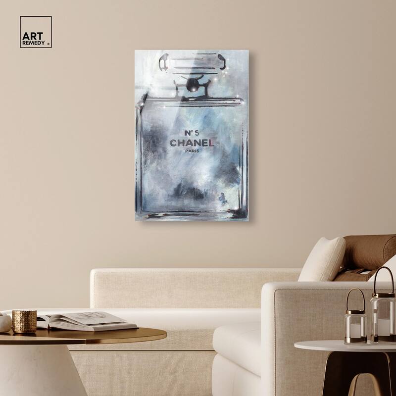 Doll Memories - Grey Perfume Acrylic by Art Remedy, Ready to Hang