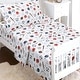 preview thumbnail 30 of 96, 3-Piece Cotton Toddler Sheet Set for Kids Boys & Girls (Animals, Fish, Sports, Floral)