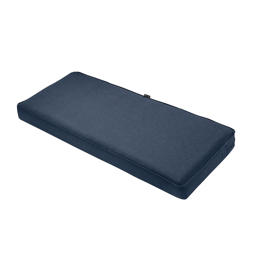 Classic Accessories Montlake FadeSafe Water-Repellent Outdoor Bench Cushion, 54"Wx18"Dx3"T