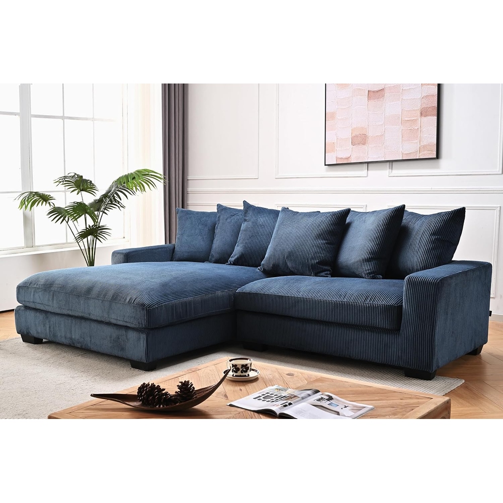 Navy blue 2025 sleeper sofa