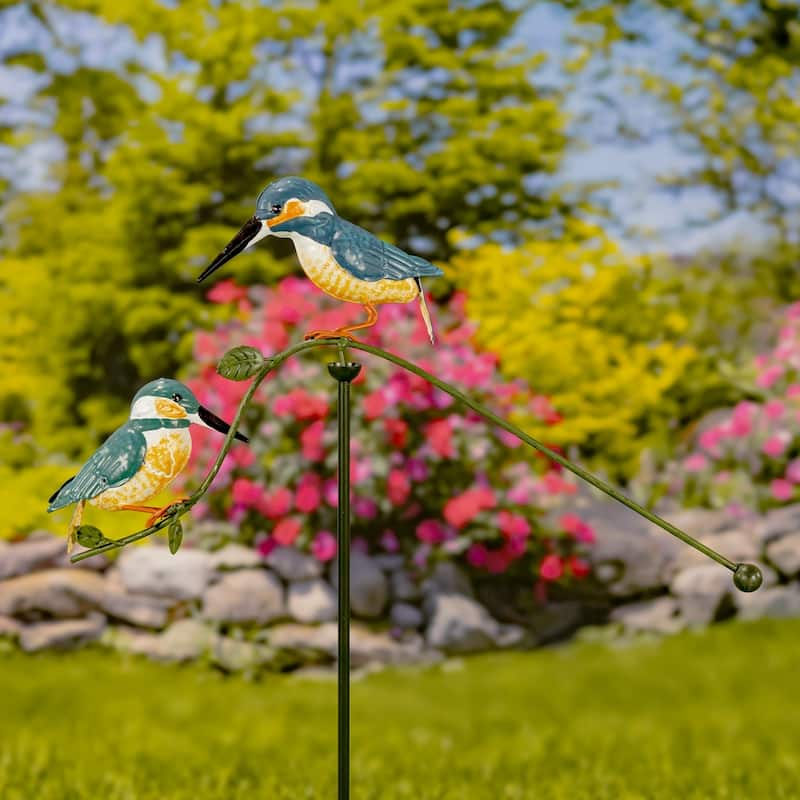 47 Inch Double Hummingbird Balance Stake