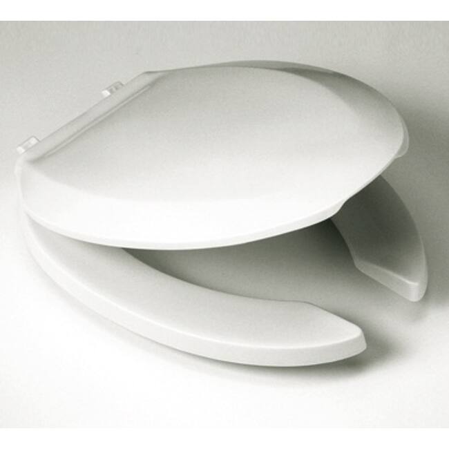 TOTO Reliance Commercial Elongated Open-Front Toilet Seat and Lid - Cotton