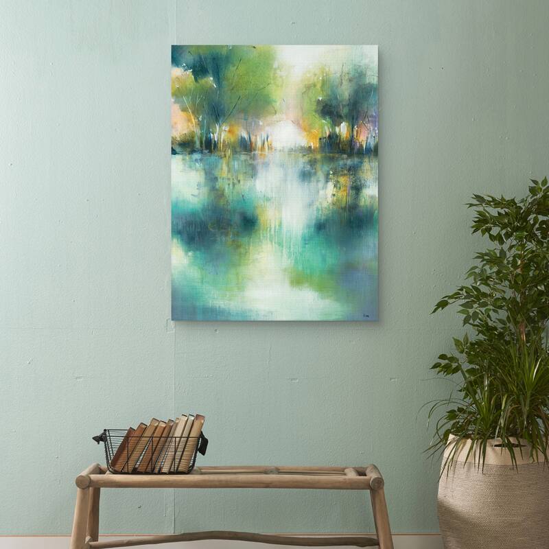 Sunset Creek by K. Nari Canvas Art Print